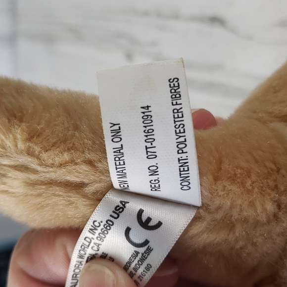 Aurora Destination Nation meerkat stuffed animal plush 8" - Picture 8 of 9